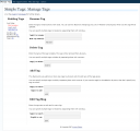 Manage Tags