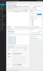 Modifier l&rsquo;article &lsaquo; Test de plugins &mdash; WordPress 182x300 Ce &agrave; quoi pourrait ressembler WordPress 3.6